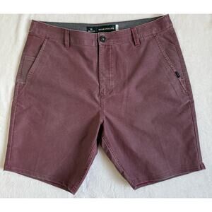 Mens Ripcurl Boardwalk Surfer Walkshort Red Size 34 9” Inseam